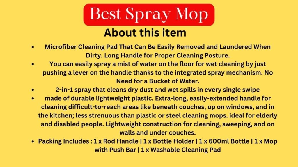 Best Spray Mop